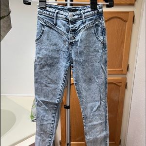 Some acid washed jeans from wild fable